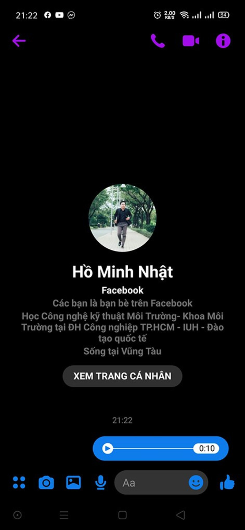 Thả ngón tay để gửi file ghi âm cho bạn bè